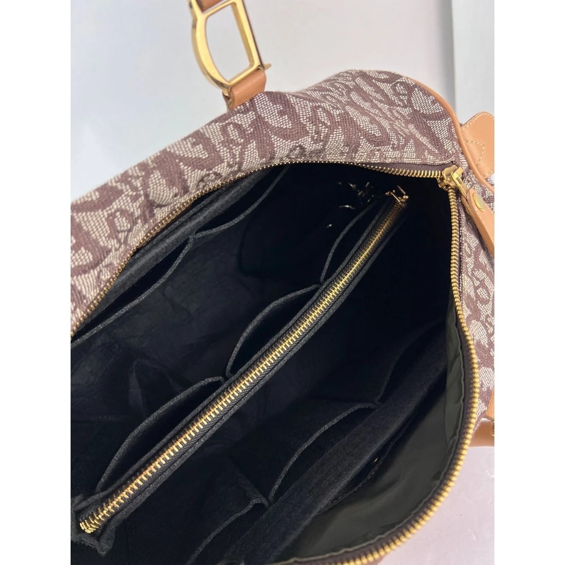 Christian Dior Vintage Trotter Diorissimo Medium Brown Boston Bag - 9