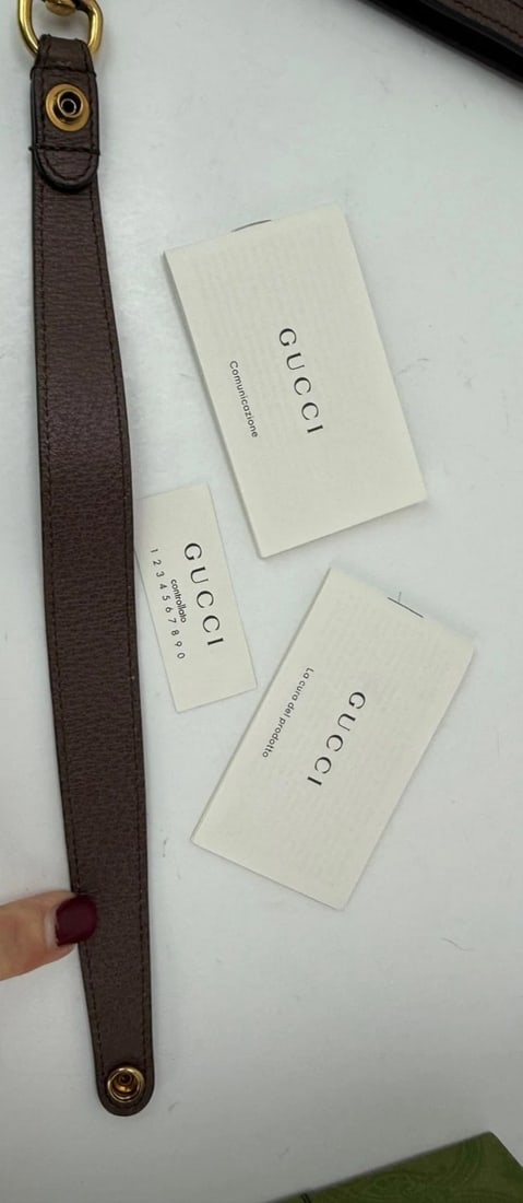 Gucci Disney Donald Duck GG Supreme Zip Beige Clutch Wristlet Bag - 11