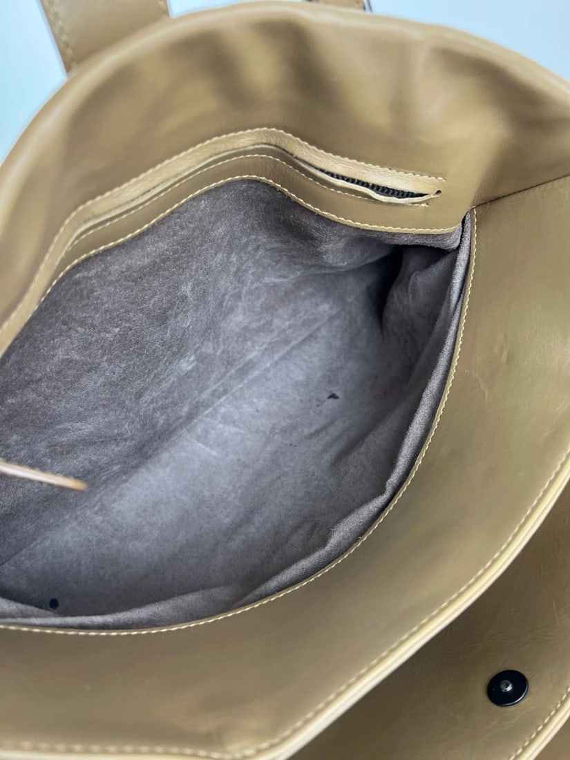 Bottega Veneta Roma Intrecciato Nappa Taupe Shoulder Bag - 9