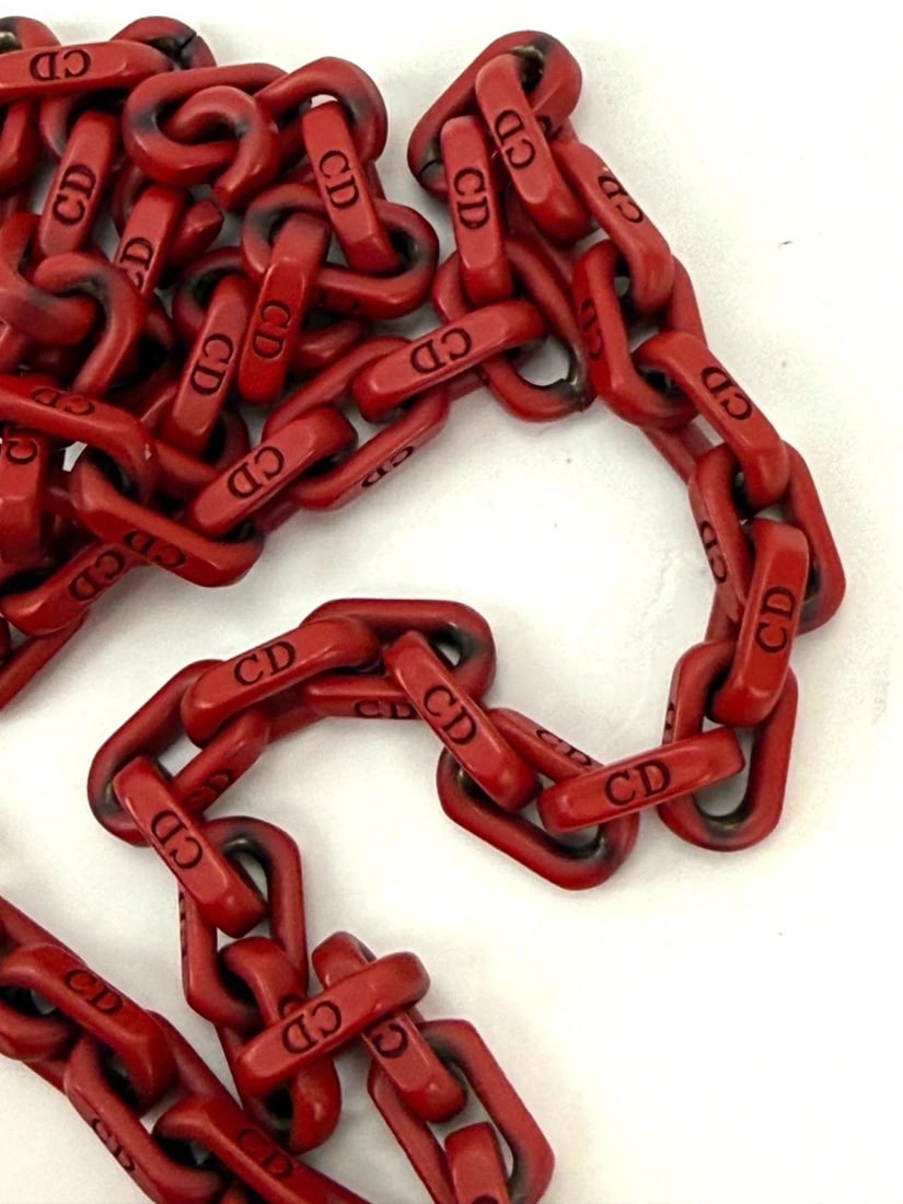 Christian Dior Ultra Matte Calfskin Mini J'Adior Red Flap Bag Clutch - 10