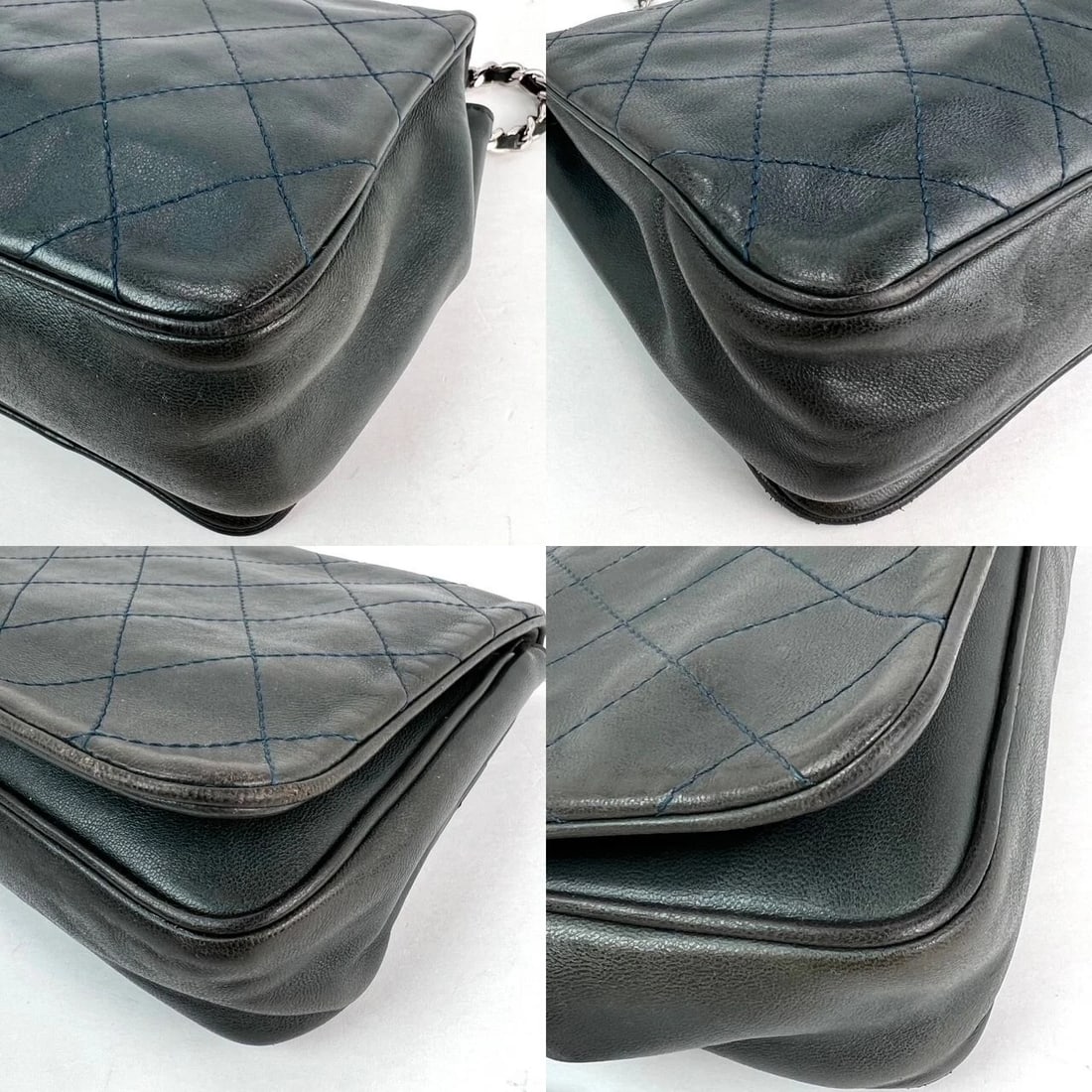 Chanel Quilted Lambskin Stitched Wallet on a Chain Crossbody Bag - 7