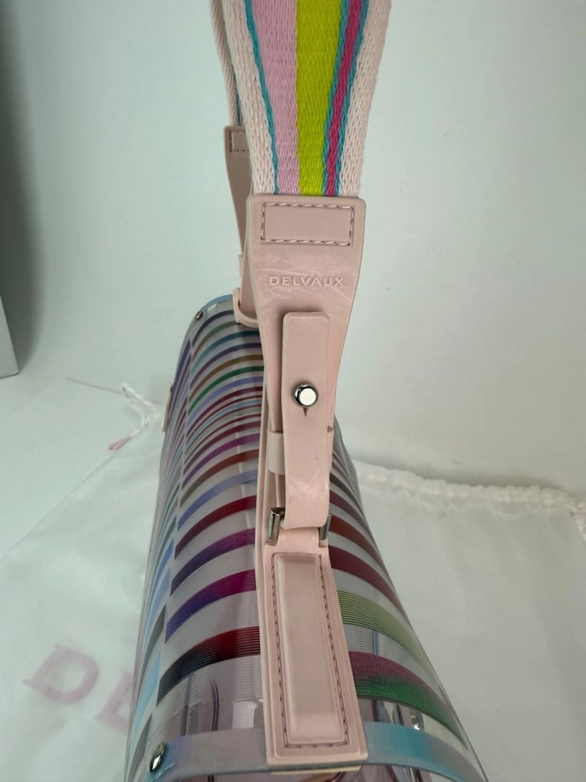 Delvaux PVC Tempete The Eye Catcher Multicolor Satchel Bag - 10