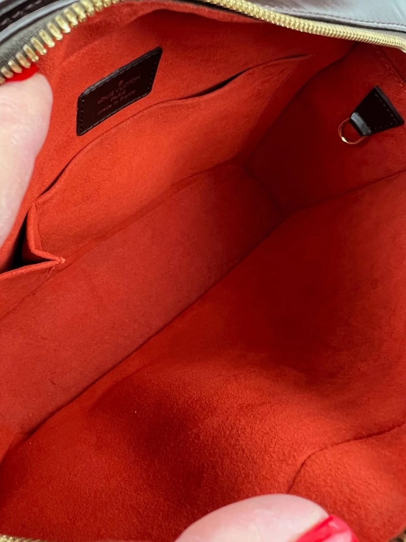 Louis Vuitton Vintage Sarria Horizontal Damier Ebene Hand Bag - 5