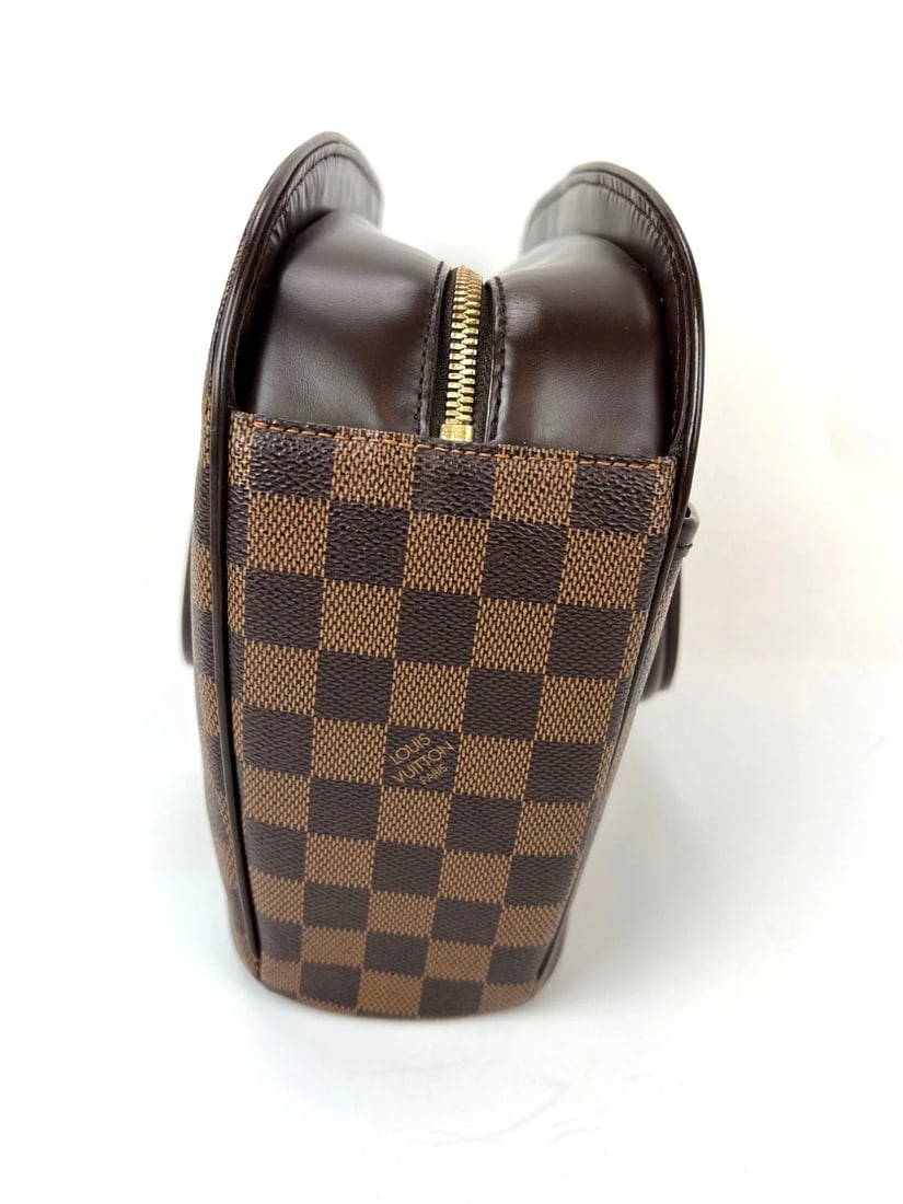 Louis Vuitton Vintage Sarria Horizontal Damier Ebene Hand Bag - 9