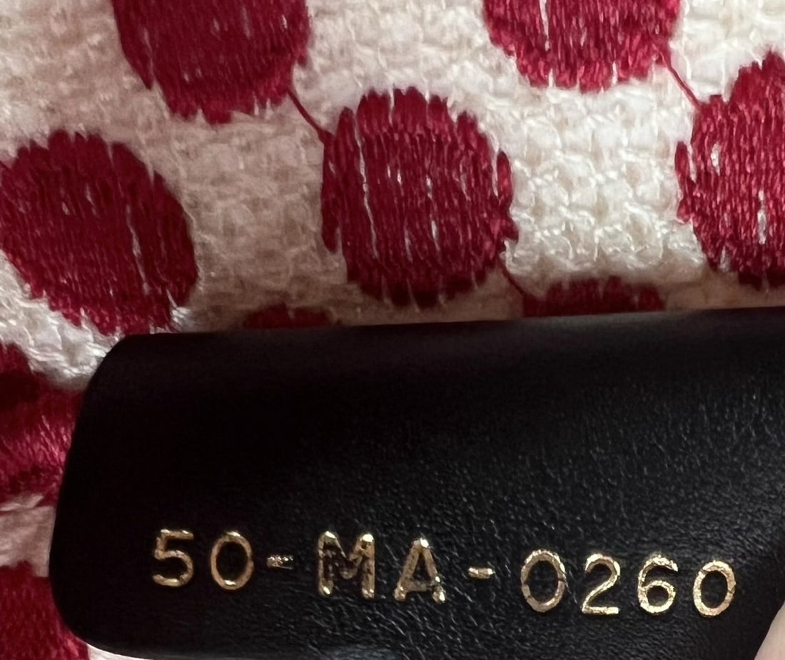 Christian Dior Canvas Dior Amour Dots Vertical Book Tote - 6