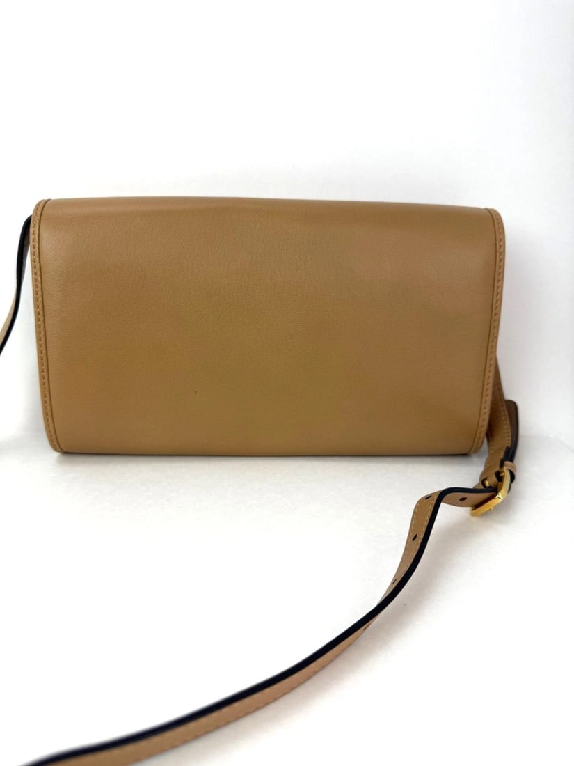 Gucci Lambskin G Linea Matisse Interlocking Beige Clutch Shoulder Bag - 2