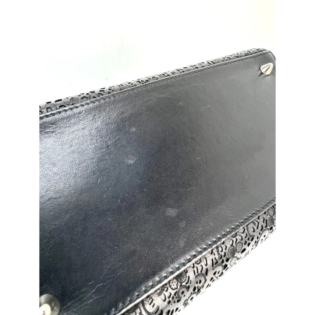 Christian Dior Medium Lady Laced Black Leather Limited Edition HandBag - 9