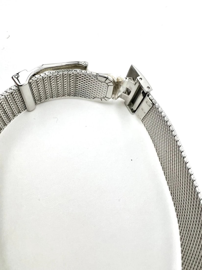 Gucci G-Frame Rectangular Stainless Steel Dial Watch - 6