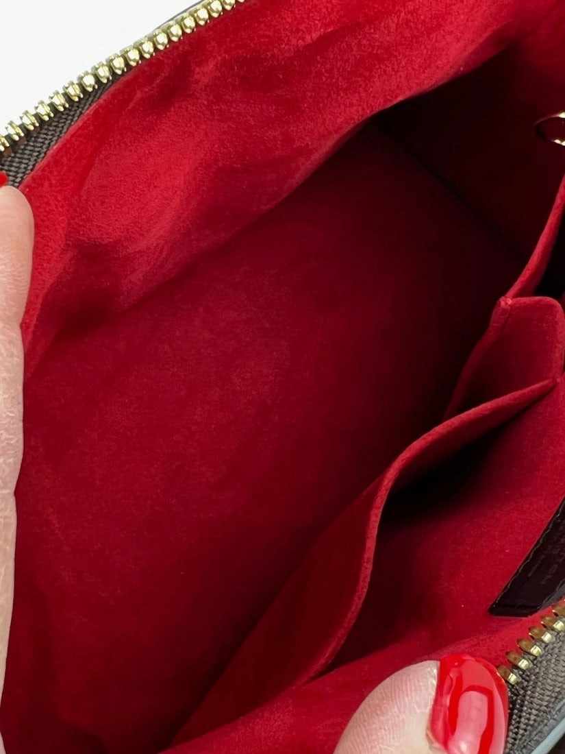 Louis Vuitton Trevi PM Damier Ebene Canvas Shoulder Hand Bag - 13