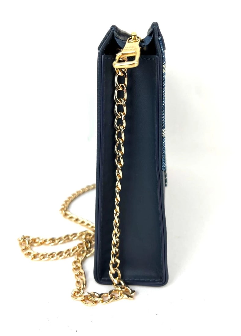 Louis Vuitton X Nigo Taurillon Denim Drip Pochette Voyage MM Crossbody Clutch Ba - 11