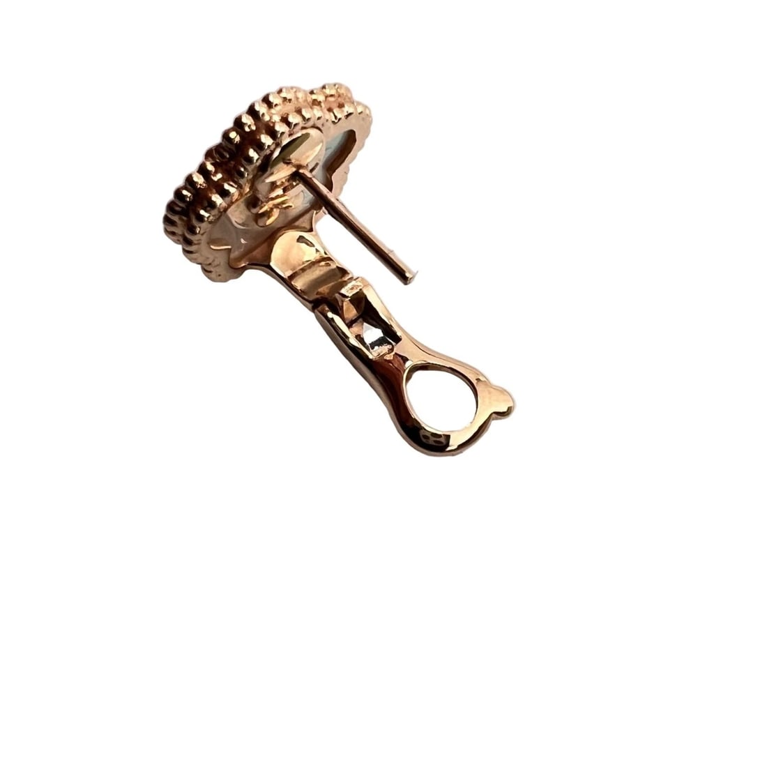 Van Cleef & Arpels Lucky Spring Earrings 18K Rose Gold White Mother-Of-Pearl - 5