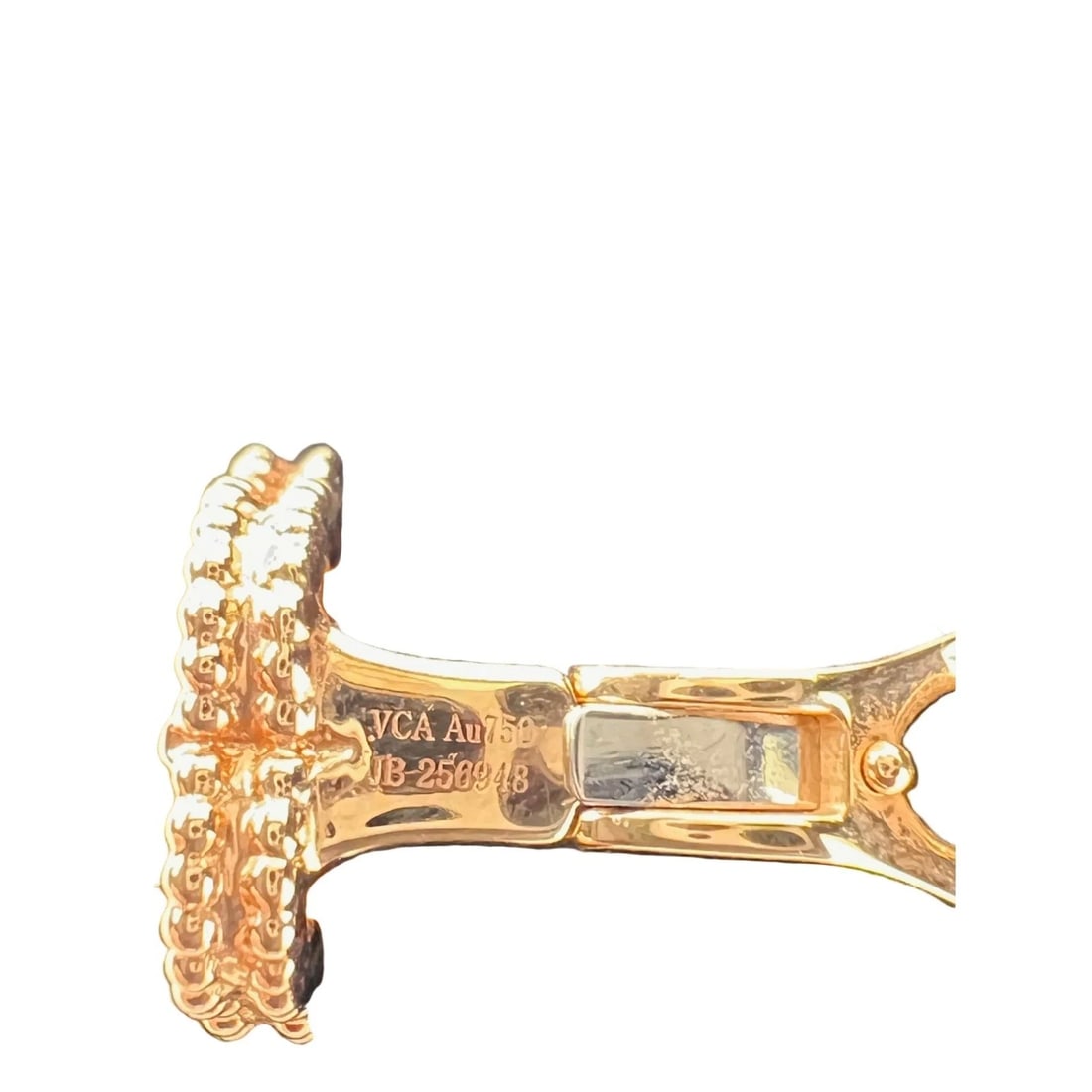 Van Cleef & Arpels Lucky Spring Earrings 18K Rose Gold White Mother-Of-Pearl - 6