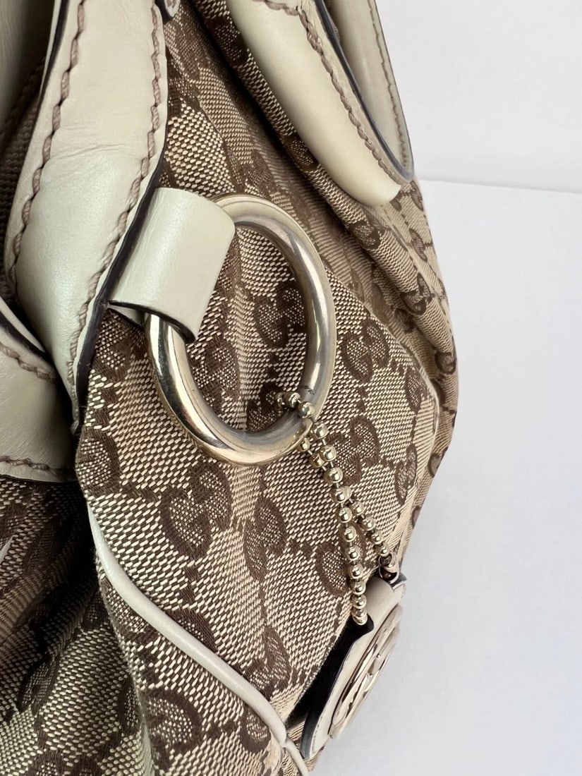 Gucci Sukey Guccissima GG Canvas Medium Hobo Shoulder Bag - 11