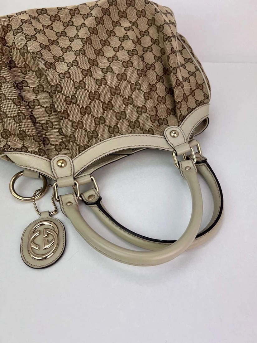 Gucci Sukey Guccissima GG Canvas Medium Hobo Shoulder Bag - 6