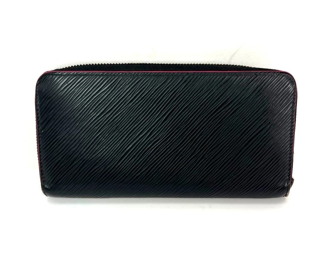 Louis Vuitton Black Epi Leather Zippy Wallet Clutch - 2