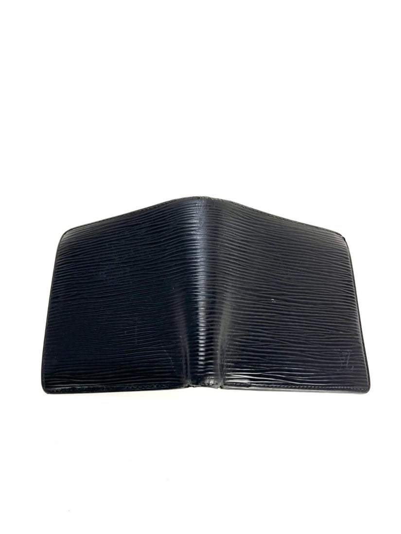 Louis Vuitton Vintage Black Epi Leather Multiple Men's Wallet - 5