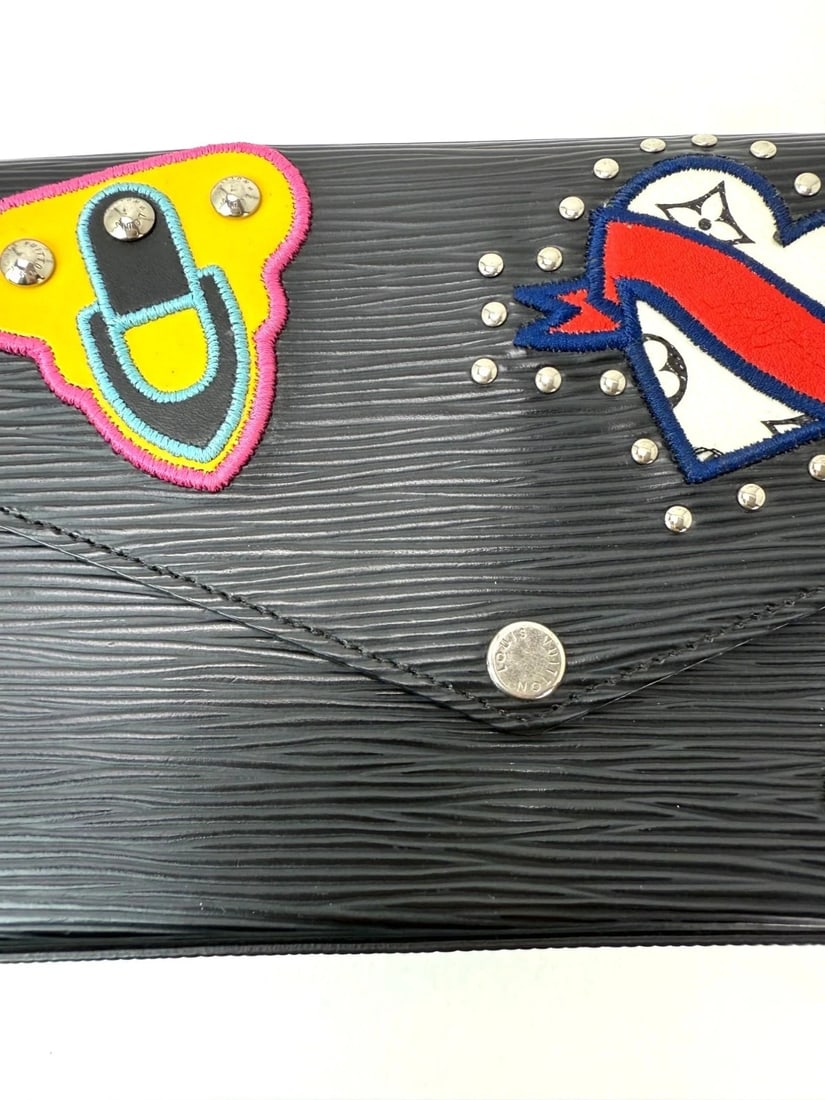 Louis Vuitton Felicie Limited Edition Patchwork Black Epi Leather Bag - 7