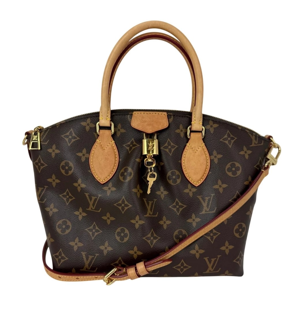 Louis Vuitton Boetie PM NM Monogram Shoulder Hand Bag: Title: Louis Vuitton Boetie PM NM Monogram Shoulder Hand Bag Description: Pre-Owned 100% Authentic Louis Vuitton Boetie PM NM Monogram Shoulder Hand Bag RATING: A/B...Very Good, well maintained, shows