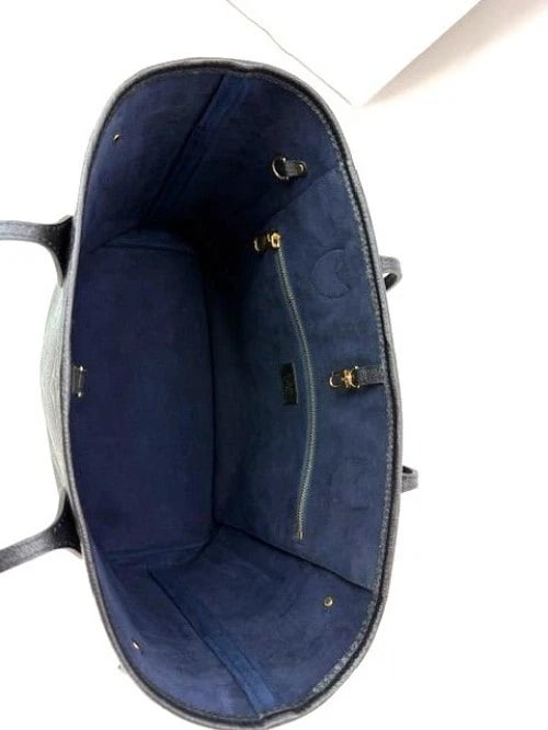 Louis Vuitton Neverfull MM Giant Monogram Black Empriente Leather Tote - 4