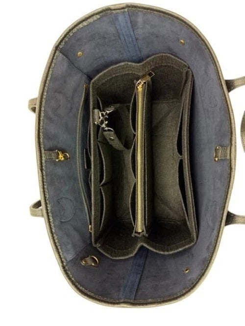 Louis Vuitton Neverfull MM Giant Monogram Black Empriente Leather Tote - 5