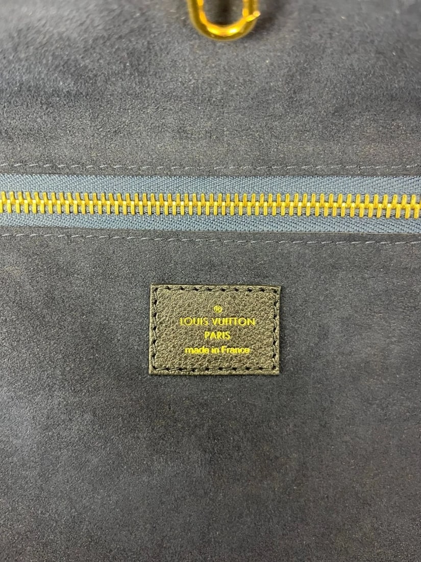 Louis Vuitton Neverfull MM Giant Monogram Black Empriente Leather Tote - 6