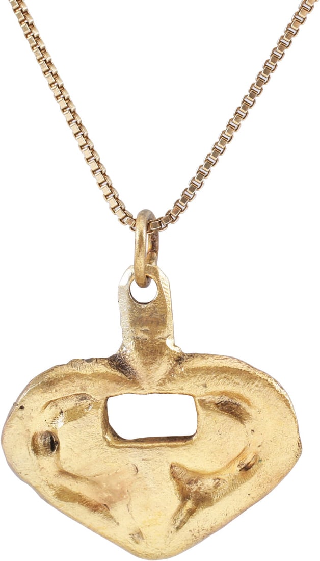 FINE VIKING HEART PENDANT, 10TH-11TH CENTURY AD (1 of 4)