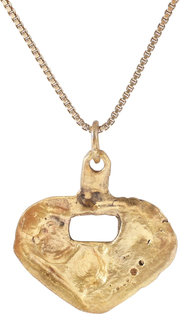FINE VIKING HEART PENDANT, 10TH-11TH CENTURY AD - 2
