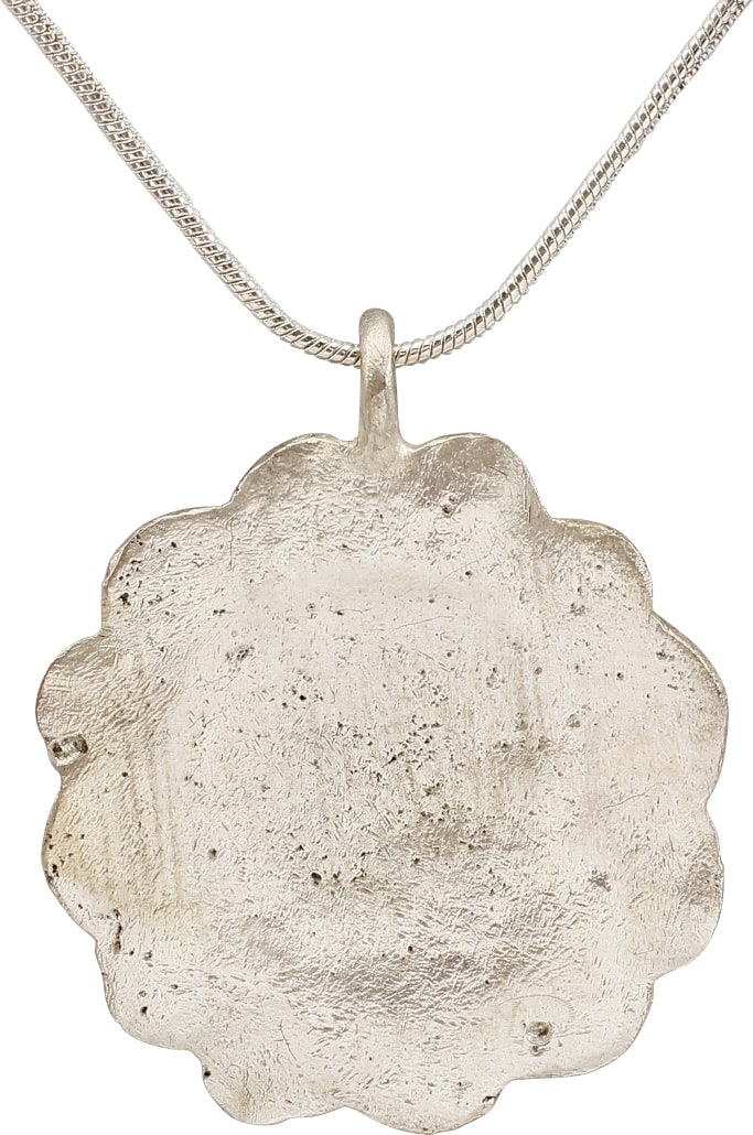 ROMAN WHEEL OF FORTUNE PENDANT NECKLACE. - 2