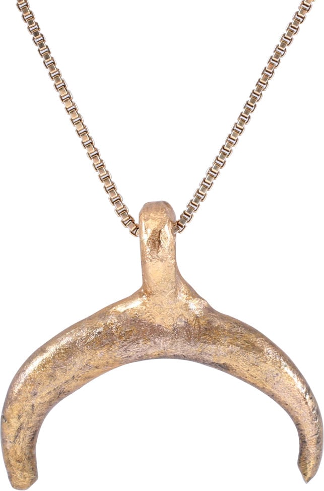 VIKING LUNAR PENDANT C.900-1000 AD. - 2