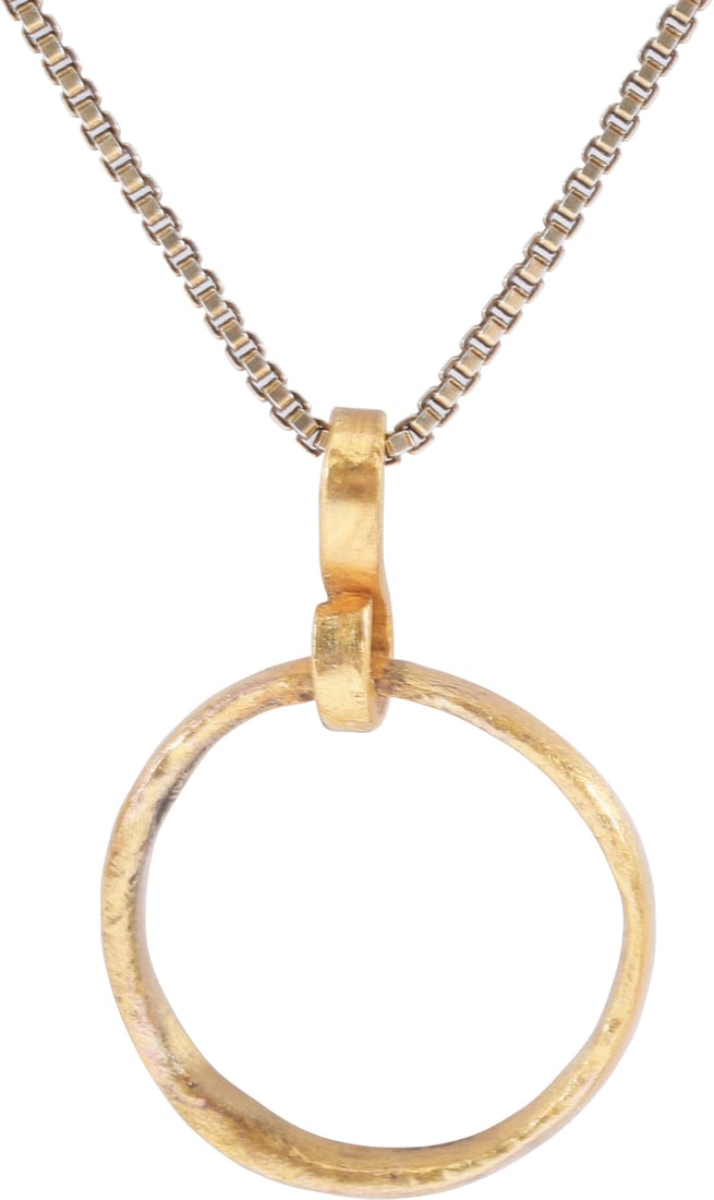 VIKING BEARD RING NECKLACE, 9th-11th CENTURY AD - 2