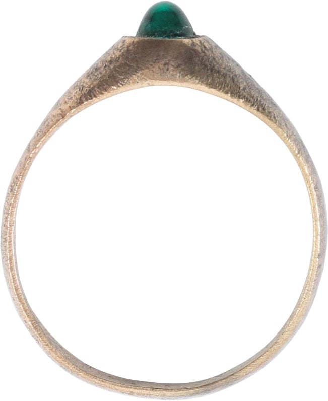 EUROPEAN LADIES FASHION RING, C.1300-1400, SIZE 11 1/2 - 2