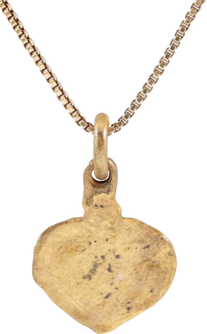 ANCIENT VIKING HEART PENDANT NECKLACE 11TH CENTURY AD - 2