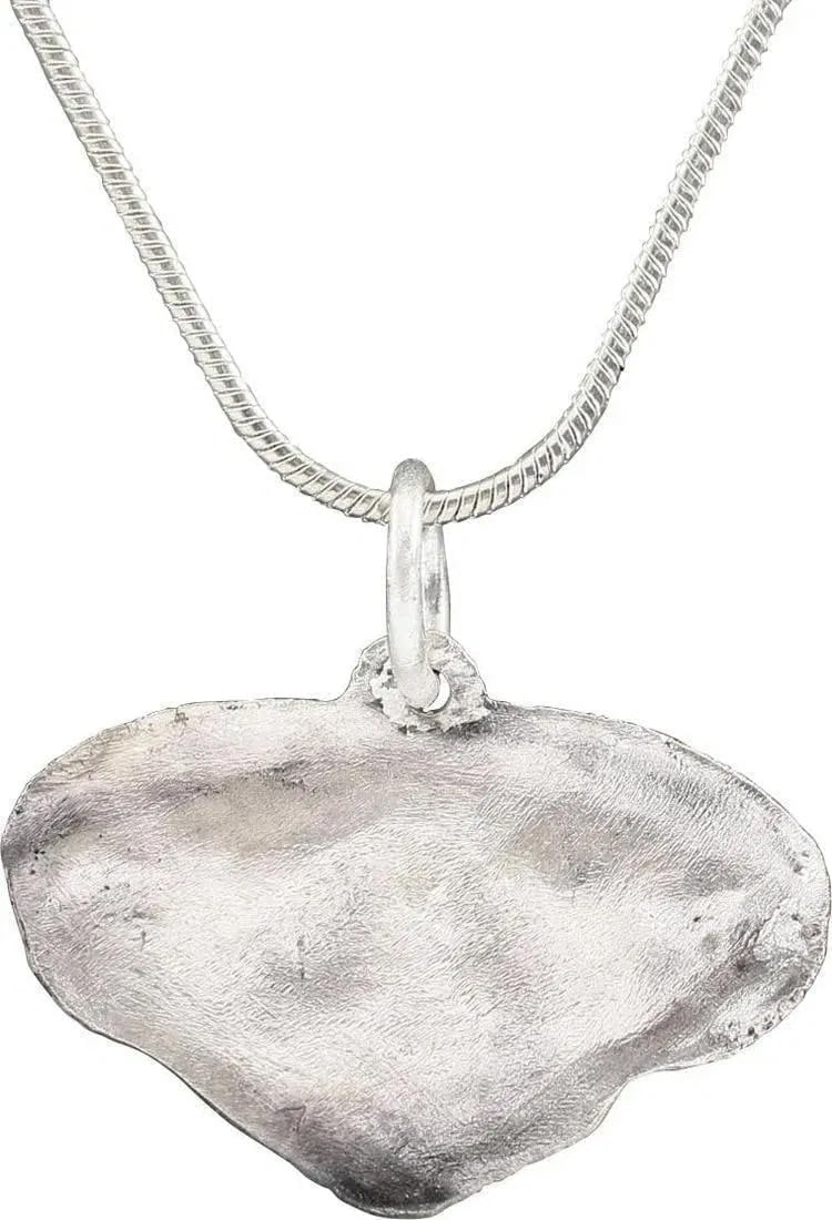 FINE ANCIENT VIKING HEART PENDANT NECKLACE, C.900-1000 AD - 2