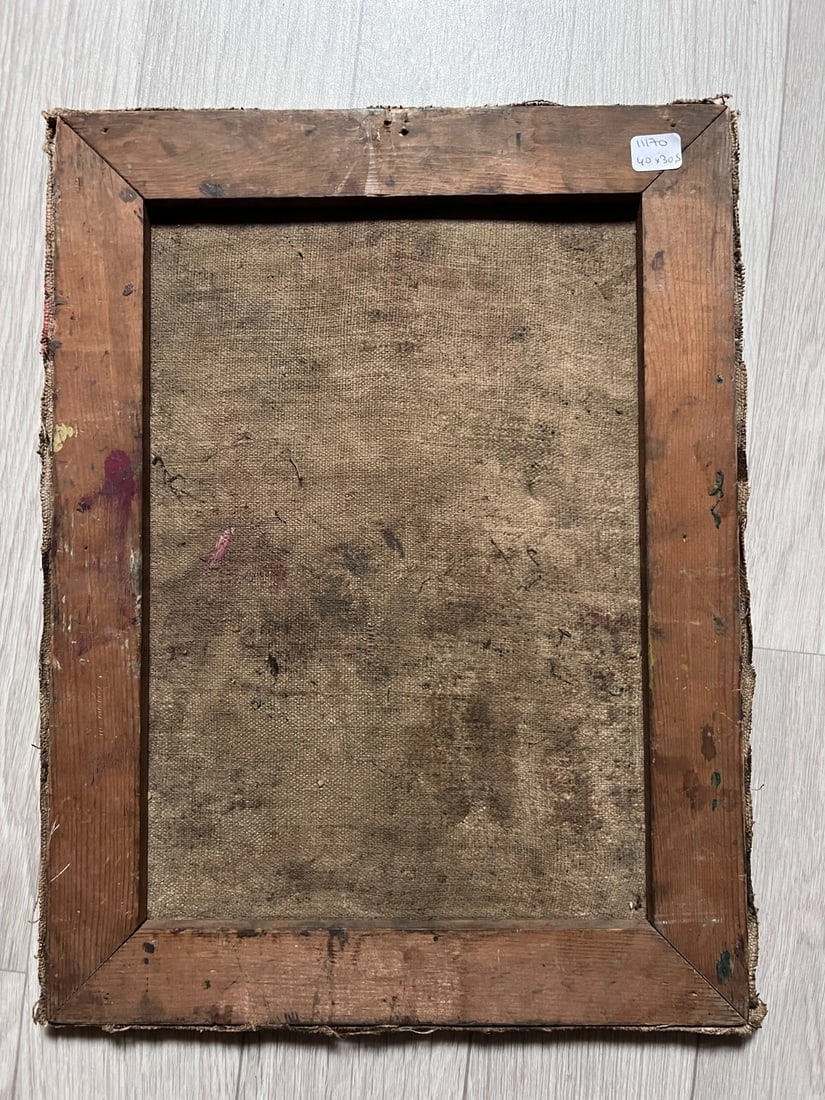 Antique Painting Original Flowers, Floral, Still Life, Poppy, Roses signed - 9