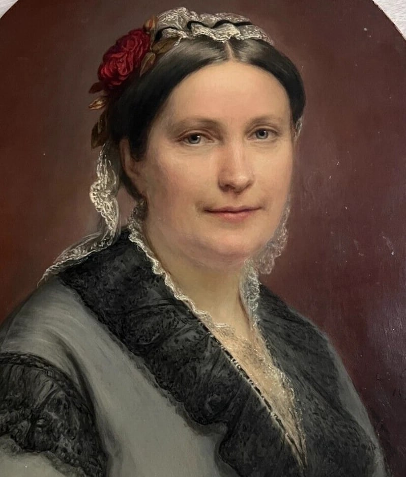 Marie C. LASSON (XIX) Woman Portrait - Painting Antique Original: Title:Marie C. LASSON (XIX) Woman Portrait - Painting Antique Original Description: Oil on canvas 61 x 51 cm / 24.01 x 20.07 inches signed Reserve: $900.00 Shipping: Domestic: Flat-rate of $90.00 to a