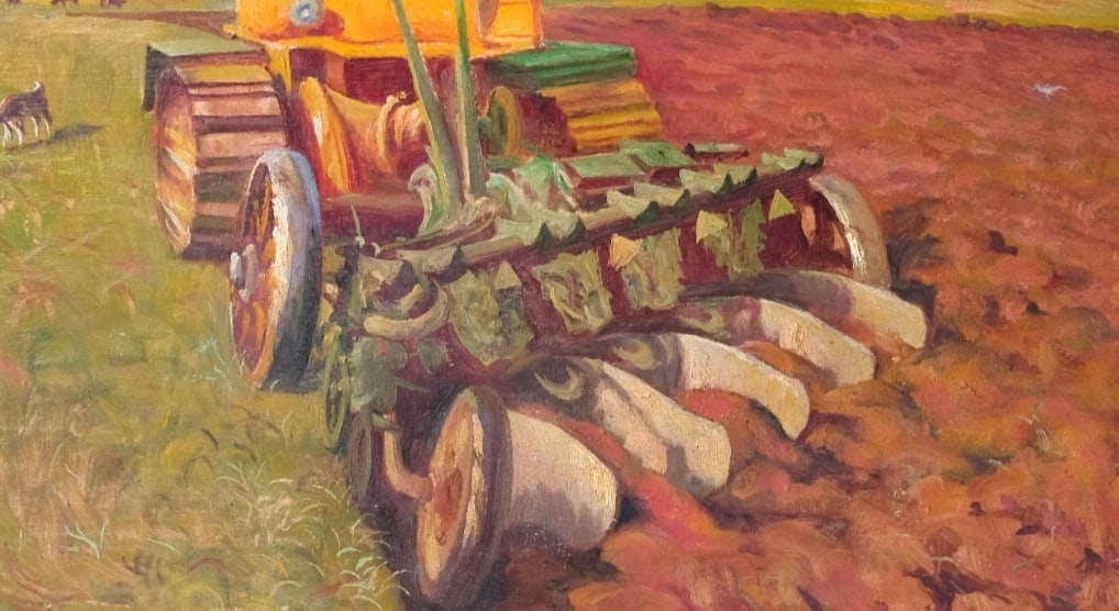 José ORTEGA (1921-1990) Farming Man Working on the Field Painting - 4