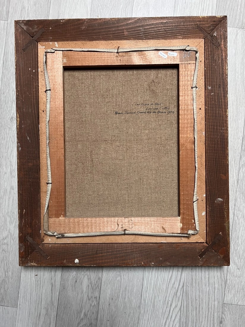 Painting Roses Flower Bouquet by Louise COTTIN (1907-1974) - 7