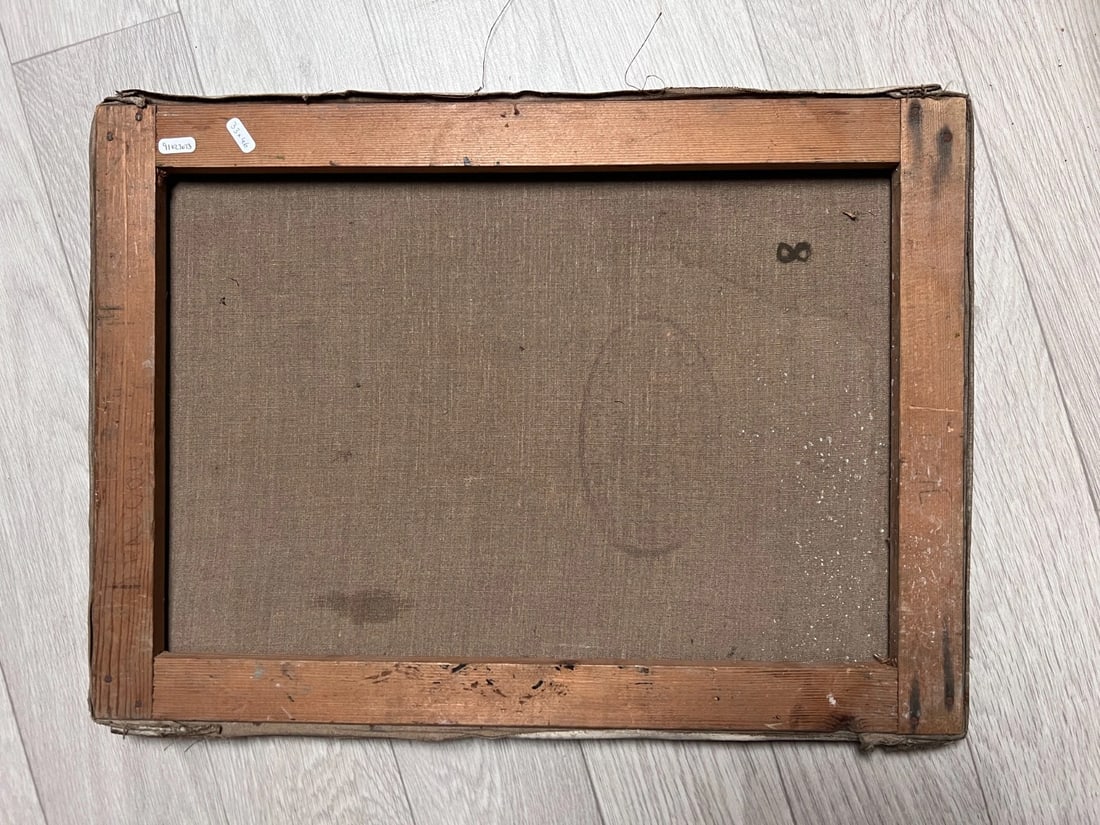 Painting Still Life Flower Plate and Wine Glass - 8