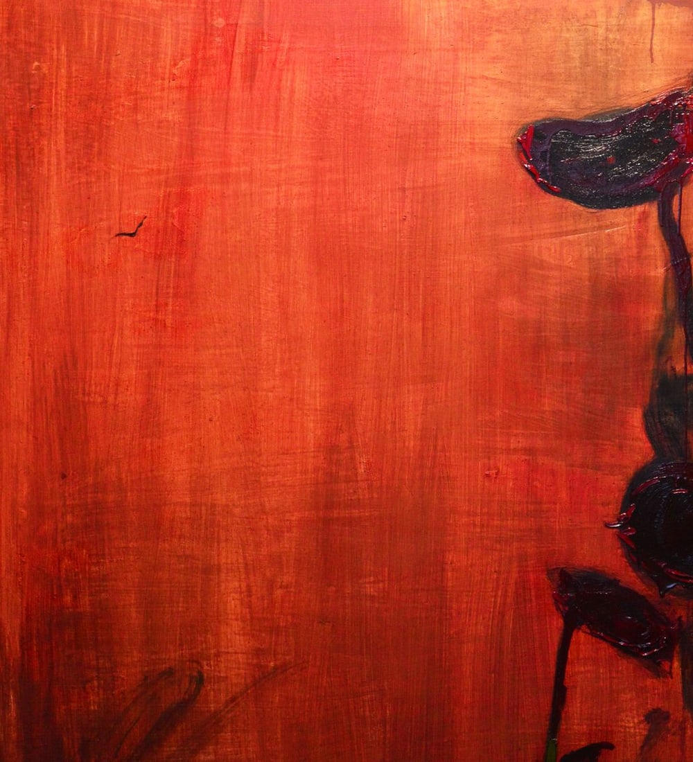 Oil painting Sunflowers in the night Natalia Korf-Ivaniuk - 2