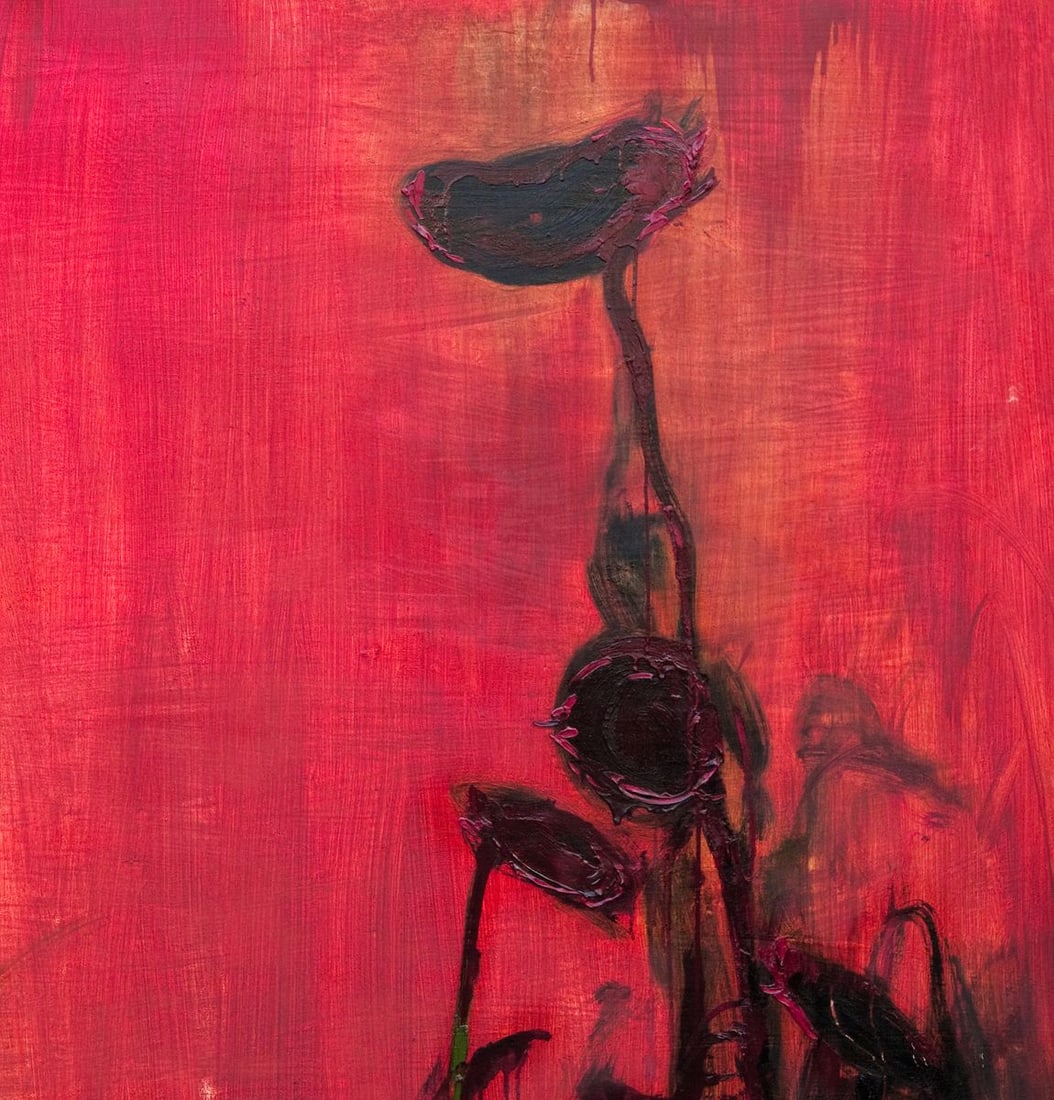 Oil painting Sunflowers in the fog Natalia Korf-Ivaniuk - 3