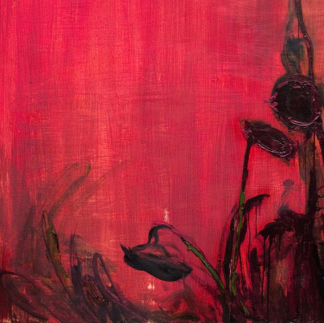 Oil painting Sunflowers in the fog Natalia Korf-Ivaniuk - 4