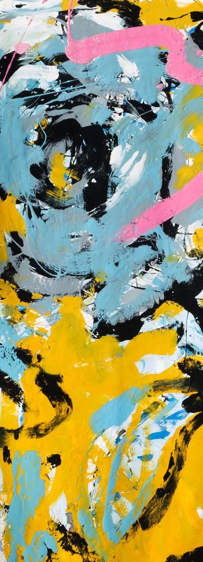 Oil painting Blue Rose Natalia Korf-Ivaniuk - 2