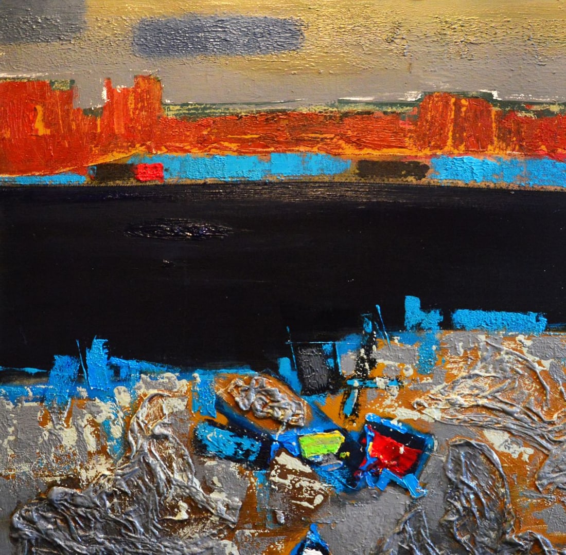 Oil painting At the River Natalia Korf-Ivaniuk - 2