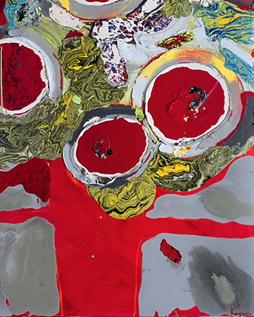 Oil painting Winter Flowers Natalia Korf-Ivaniuk - 5