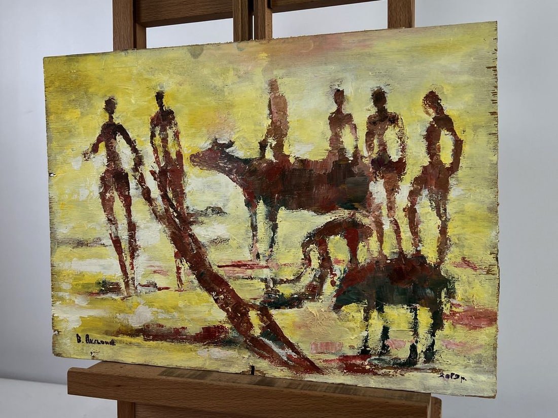 Oil painting Evolution of life Vadim Aksenov - 2