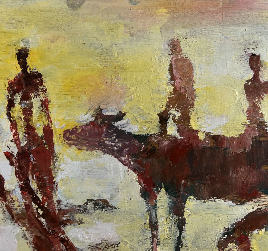 Oil painting Evolution of life Vadim Aksenov - 5