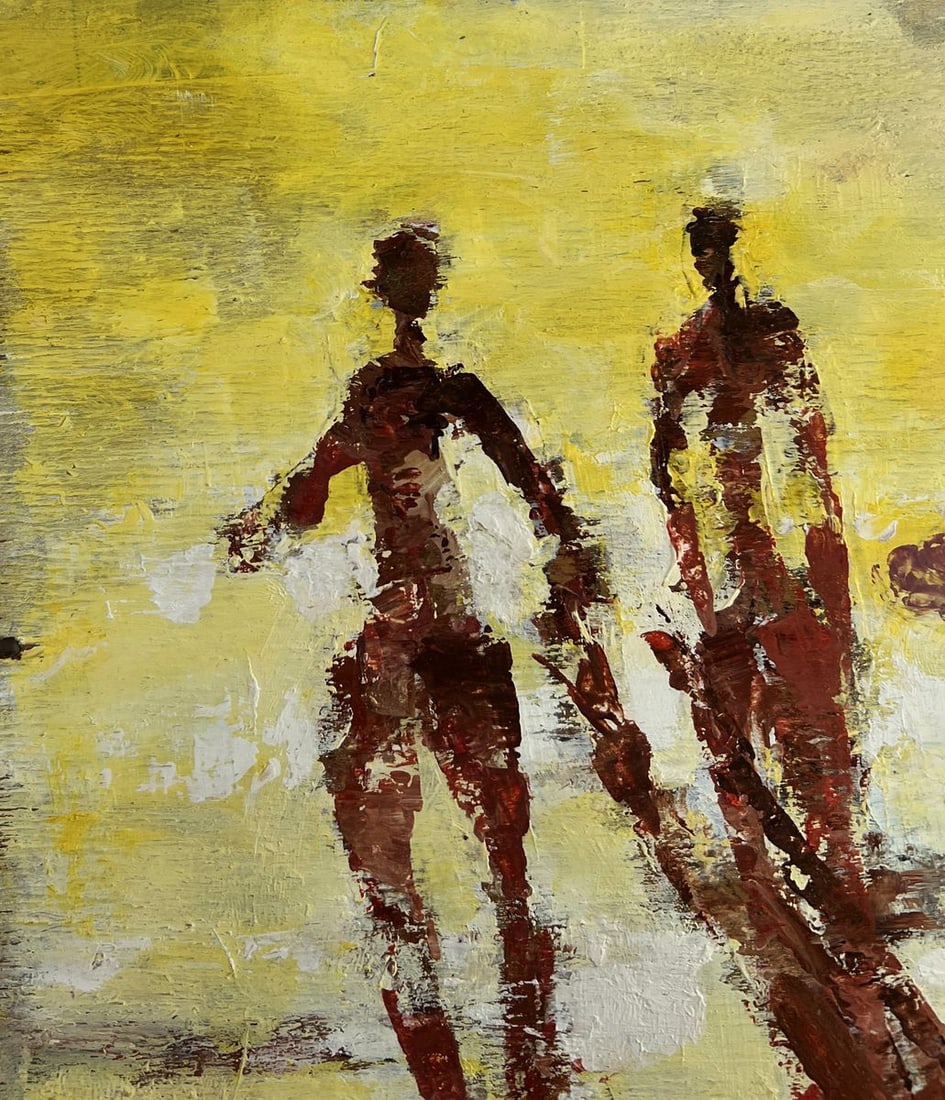 Oil painting Evolution of life Vadim Aksenov - 6