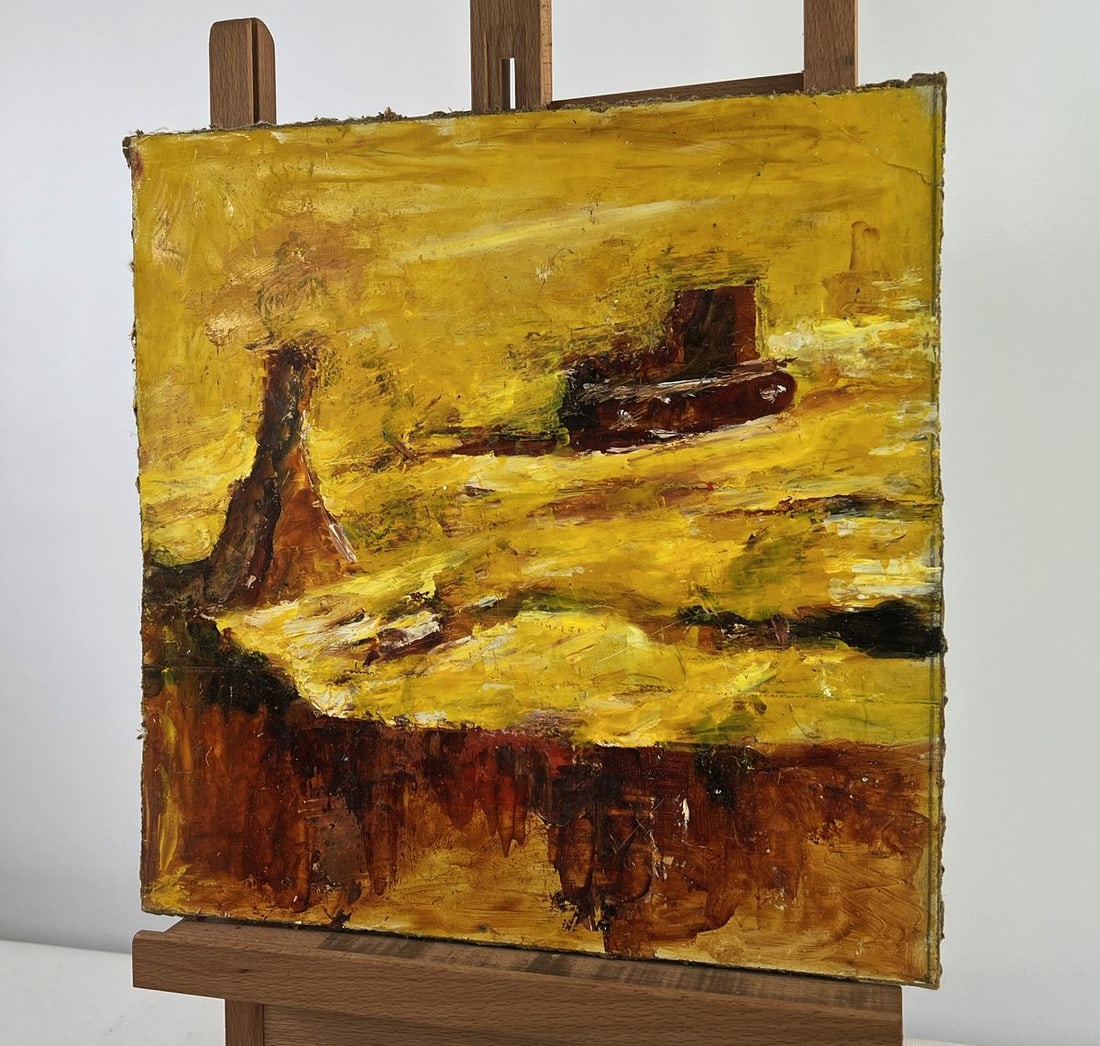 Oil painting Hot days in the field Vadim Aksenov - 2