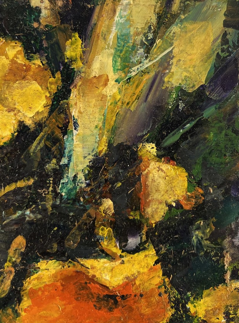 Oil painting Fragrant yellow flowers Vadim Aksenov - 5