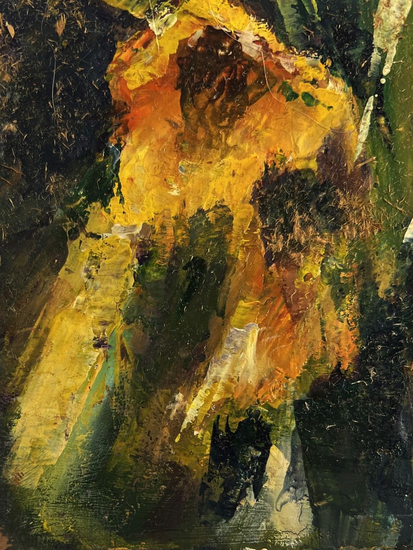 Oil painting Fragrant yellow flowers Vadim Aksenov - 7